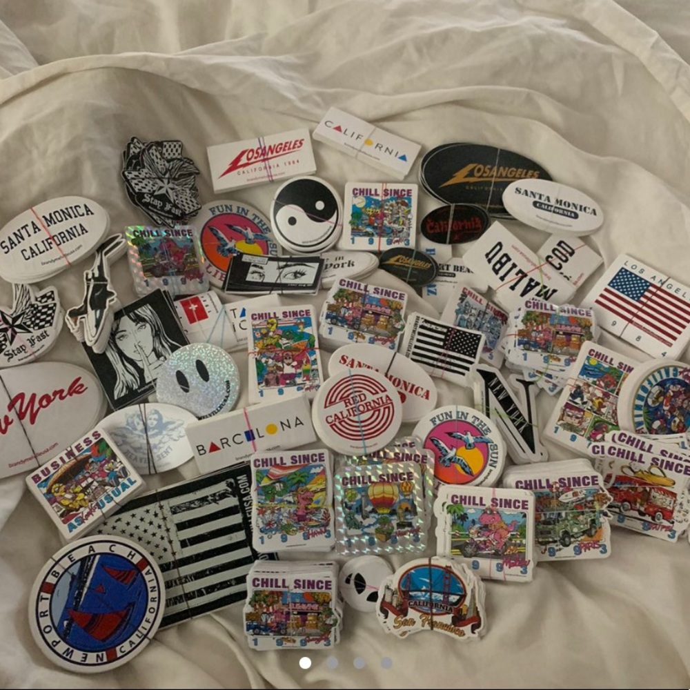 brandy melville sticker pack